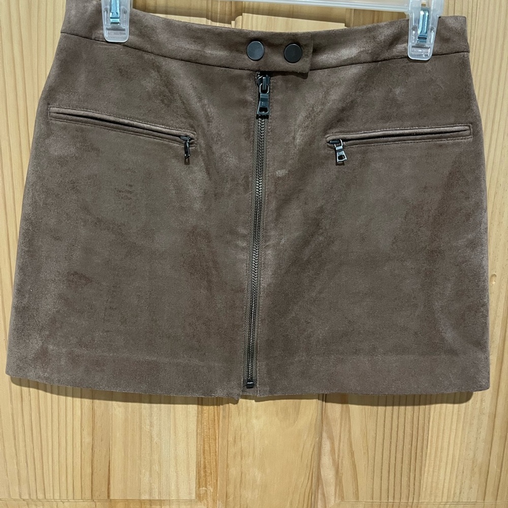 BCBG Maxazria | Suede Micro Skirt | Size XS